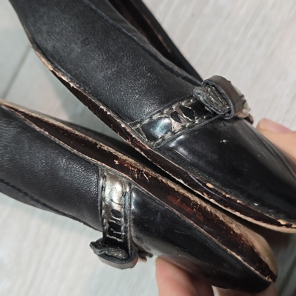 AGL Attilio Giusti Leombruni Women's Black Ballet Flats Leather Shoes 38/8 - Picture 11 of 14